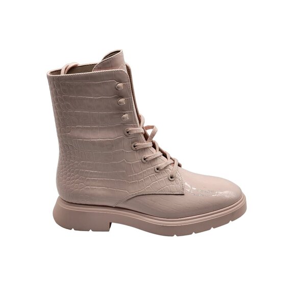 Stuart Weitzman Womens Mckenzee Leather Bootie Pink Boots Size US 5B‎ - Picture 1 of 9